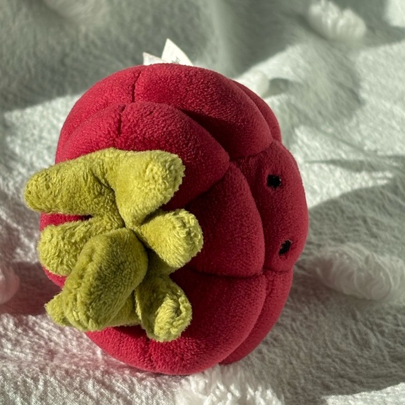 Jellycat Fabulous Fruit Raspberry | Retired Jellycat - Picture 5 of 6